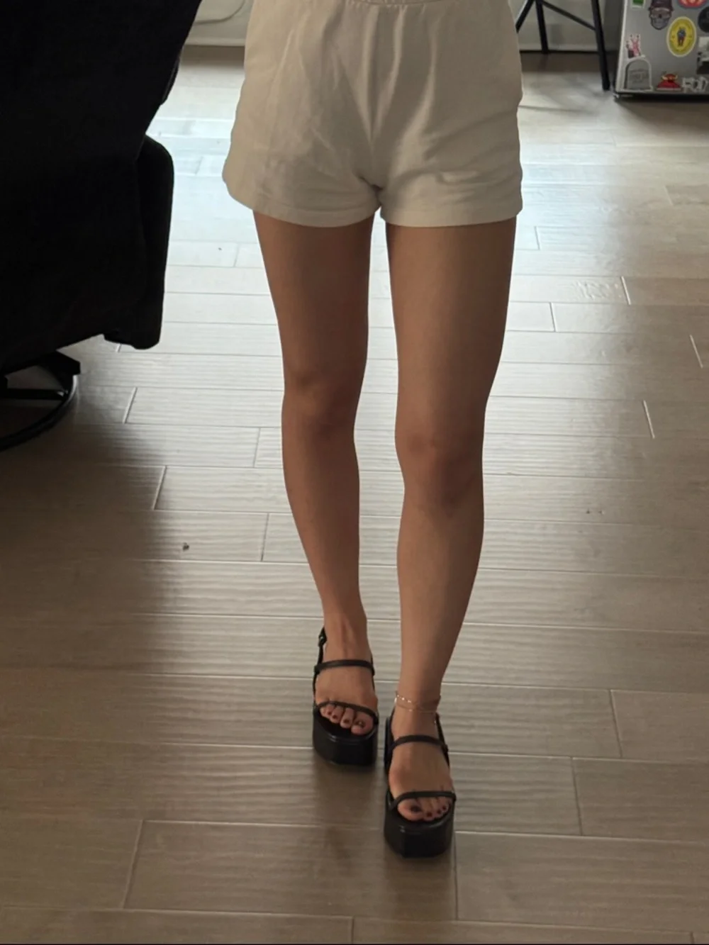 Zara Black Platform Strappy Sandals - Picture 3 of 5